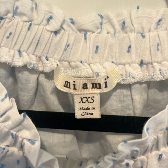 Mi Ami Crop Blouse Top Size XXS - Picture 3 of 3